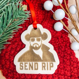 Rip Wheeler Christmas Ornament | Cowboy Funny Christmas Gift | Yellowstone Dutton Ranch | Rip Wheeler Lover | TV Show Farmhouse Ornament