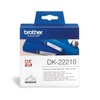 Brother DK-22210 Label Roll, Continuous Length Paper, Black on White,
