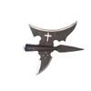 Alabarda medieval forjada a mano de acero de alto carbono