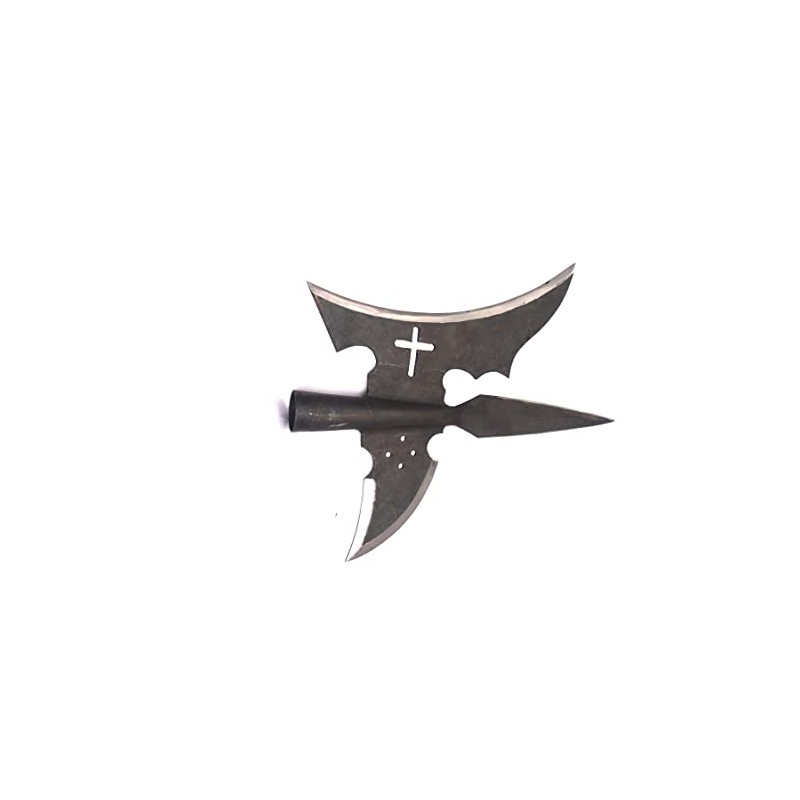 Alabarda medieval forjada a mano de acero de alto carbono