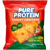 Pure Protein Cheesy Crackers, Hot and Spicy, High Protein Snack,