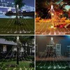 ZhenQiu Christmas Decorations Star String Lights, 320 LEDs Outdoor Waterfall