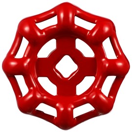 YARNOW Valve Hand Wheel Iron Shut-off Valve 6 mm Tap Valve Red Round Wheel Handle Replacement of Water Pipe Valve (50 g)