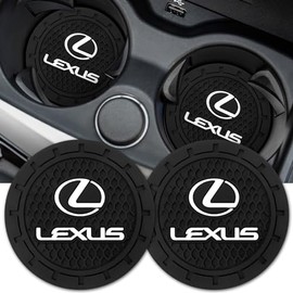 Stylish Silicone Car Cup Holder Coasters with Rhinestones