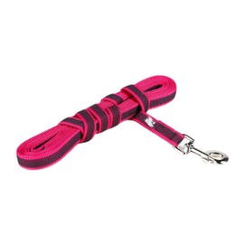 Julius-K9 216GM-PN-S5 Color & Gray Super-Grip Leash with Handle, 20 mm x 5 m, Pink-Gray