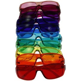 BioWaves Color Therapy Glasses - Size Small Sunglasses - Set of 10 Colors