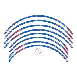 labelbike - Stickers Stripes Motorcycle Rims Wheels Protection Kit compatible with Yamaha Tenere 700 World Rally