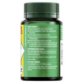 Nature's Own High Strength Vitamin B12 1000mcg 120 Tablets Exclusive Size