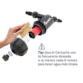Rotoplas Filtro Autoclin, Negro, Filtro lavable de discos