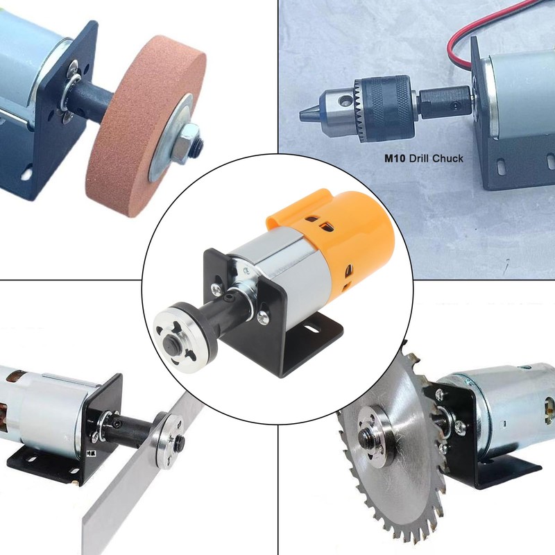 ZVKV 775 DC Motor 12V/24V Micro Motor Gear DIY Electric
