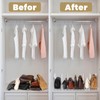 Saizamol Purse Organizer for Closet, Adjustable Acrylic Clear Handbag Storage