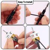 GTNCE Set of 4 Countersink Drill Bits Wood, Adjustable Depth