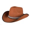 Boland 54370 Children's Cowboy Hat Brown, One size