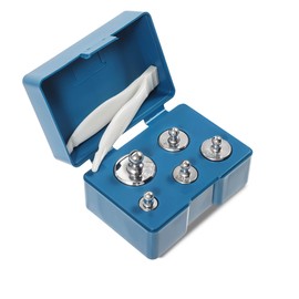 Trimming Shop 100g Calibration Scales Weight Set with Tweezers Chrome Plated for Accuracy of Bags and Digital Scales, Jewellery, Kitchens and Laboratory Scales (Pack of 5)