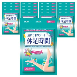 Rest time cooling sheets, 6 pieces, 16 sheets / 휴족시간 쿨링시트, 6개입, 16개