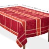 SARO LIFESTYLE Plaid Design Autumn Fall Season Tablecloth, 70" x