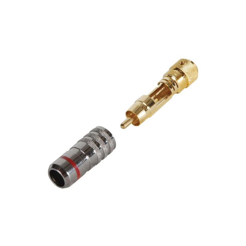 DAYTON AUDIO RCAX-AU Audio Grade RCA Plugs | 2 Pairs