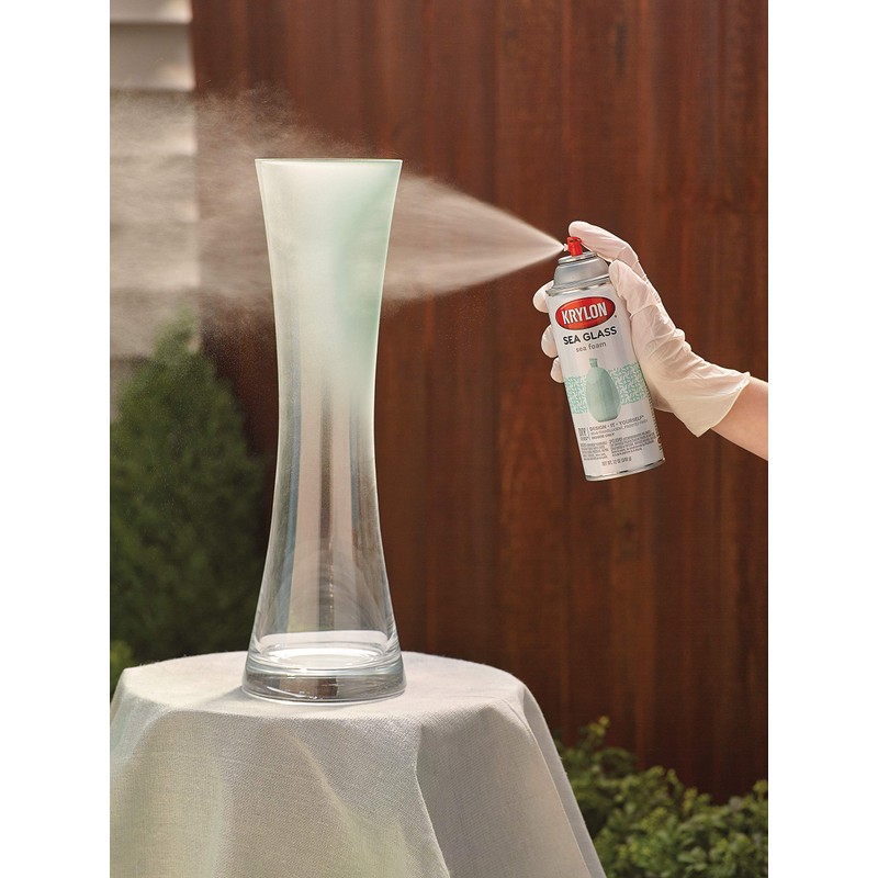 Sea Glass Spray Paint, 12 Ounce (Aqua)