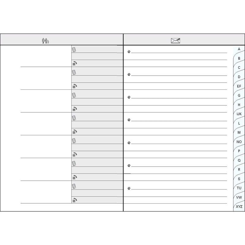 EXACOMPTA Winner 13083E Address Book 9 x 13 cm Random