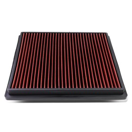 DNA Motoring AFPN-067-RD Drop In Panel Air Filter [Compatible with 2016 Lexus GS200t RC200t RC300 IS300 / 13-16 GS350 GS450h / 10-11 GS460 / 16-17 IS200t / 14-15 IS250 / 13-16 IS350 / 15-17 RC350]