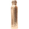 KUNAL Hammered Copper Water Bottle 34 Oz Joint Free-Ayurveda Health