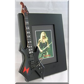 LITA FORD Miniature Guitar Photo Frame Warlock