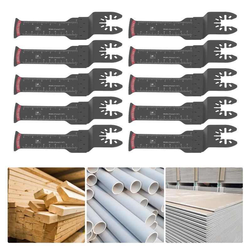 10Pcs Oscillating Saw Blades Metal Wood Plastic Cutting Universal Tool
