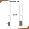 Doggy Door for Sliding Glass Doors, Adjustable Height 75 3/5"
