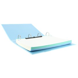 Oxford, 4 Ring Binder A4+, Extra Cover, Spine 40 mm, Pastel Blue