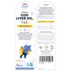 Osavi Norwegian Cod Liver Oil Kids, 500 mg Omega 3