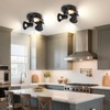 KEESFU Adjustable 3-Light Track Lighting with Pull Chain Switch, Modern