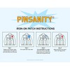 Pinsanity Vincent Van Gogh - Parche termoadhesivo de calavera de