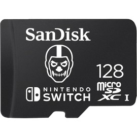 SanDisk Tarjeta microSDXC de 256 GB con Licencia para Nintendo-Switch, Edición Fortnite - SDSQXAO-256G-GN6ZG