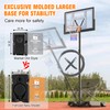Yohood Basketball Hoop Outdoor 10ft Adjustable, Portable Basketball Hoop Goal