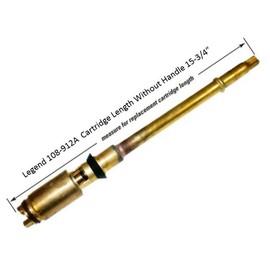 Legend 108-912A Cartridge and Stem Assembly for 12" T-550 Wall Hydrants (OAL 15-3/4") by Legend Valve