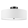 GLOBE Electric 60315 2-Light Flush Mount Ceiling Light, Dark Bronze