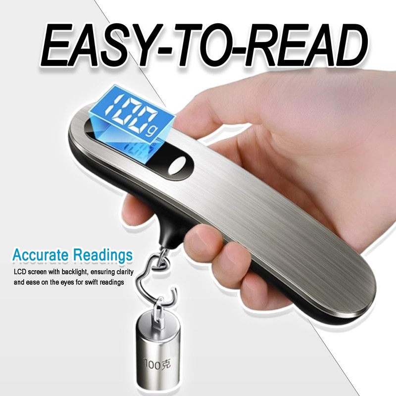 Luggage Scale, Portable Digital Weight Scale, Handheld Electronic Weighing Scale,