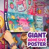 Sticki Rolls Jumbo Stickies, Giant Re-Stickable Foil Stickers, Unique Kawaii