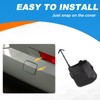 CZShiYue Car Rear Bumper Tow Hook Cover Fit for VW