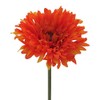 Gasper Set of 12 Artificial Gerbera Orange Height 60 cm