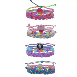 Fablinks VSCO Bracelets for Teen Girls, Cupcake Friendship Bracelets for Kids