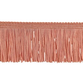 Trims by the Yard 2" Chainette Fringe Trim, Polyester, Decorative, Versatile for C | Blush Pink | (5 Yard Cut)