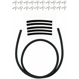 Generator Fuel Line Kit 3/16 for Small Engine Champion Honda Predator Coleman Generac Mini Bike w/Clamps