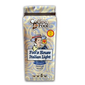 The Coffee Fool Fool's House Italian Light Whole Bean Coffee, 0.66 Pound
