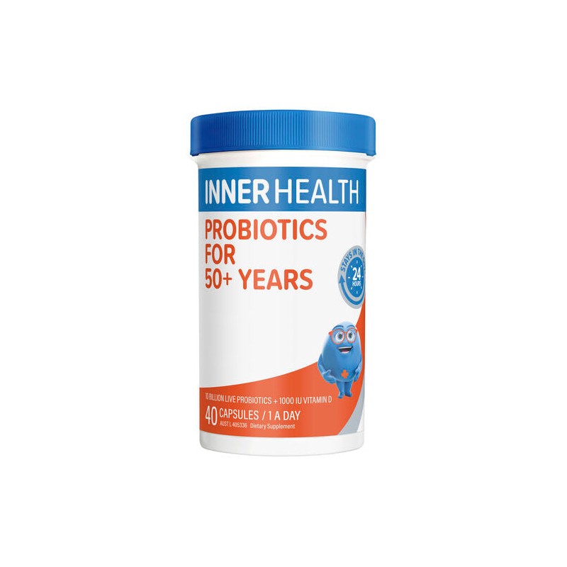Inner Health Probiotics for 50+ Years Probiotic 40 Capsules