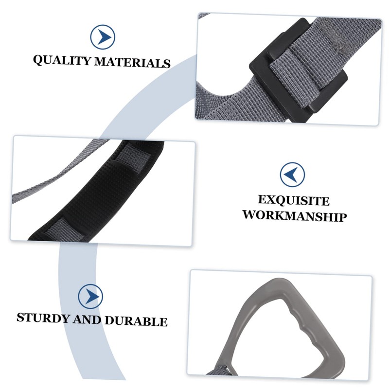 KOMBIUDA 2 Pcs Adjustable Gymnastic Rings with Thick Straps Premium