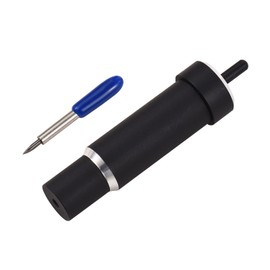 Domary Cuchilla negra de corte profundo con manguera y caja de almacenamiento Compatible con Maker/Explore/Explore One/Explore Air/Explore Air2/Cricut Maker 3/Maker Aosry Adecuada para material grueso