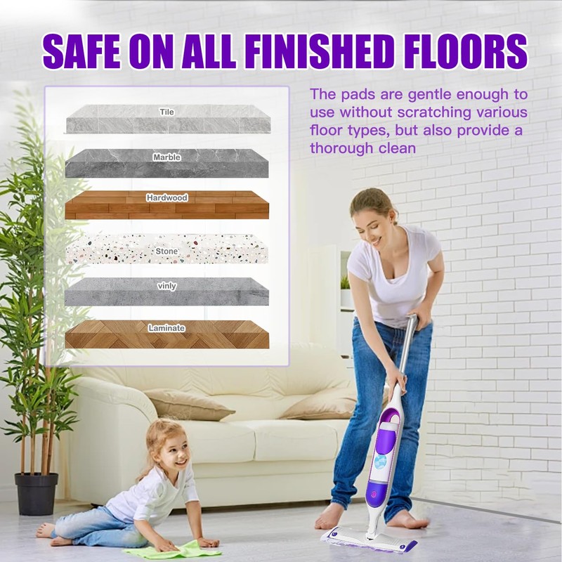 Shu Yuan 30 Count Power Mop Pads Refills for Swiffer