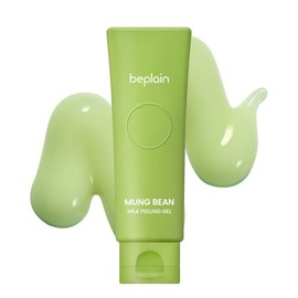 beplain Mung Bean Milk Peeling Gel (4.05fl.oz/120ml) | Fragrance-Free | Gentle Cleanser and Exfoliator with Mung Bean Extract and 4 Types of Peeling P