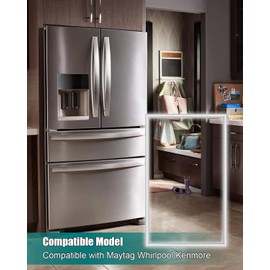 Refrigerator Door Gasket Compatible with Maytag Whirlpool Kenmore Replace WPW10714545